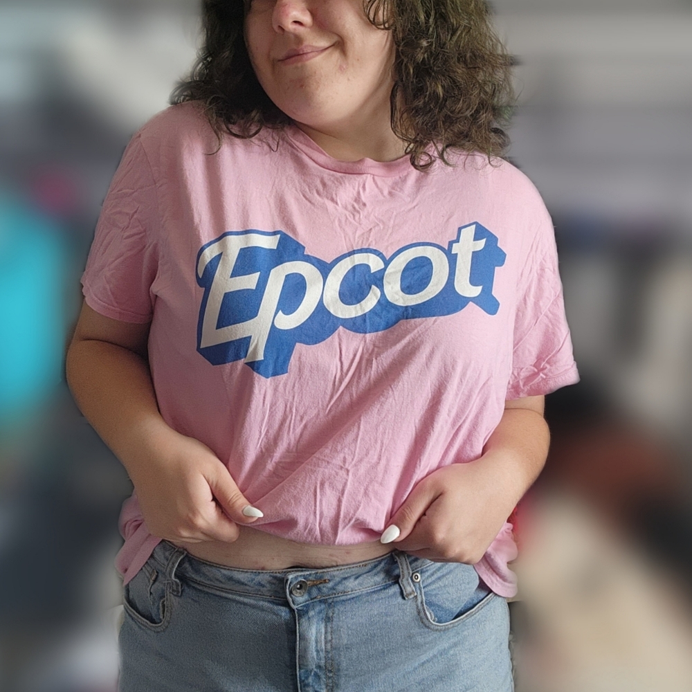 Barbie Logo Inspired Disney Epcot Tshirt Size XL